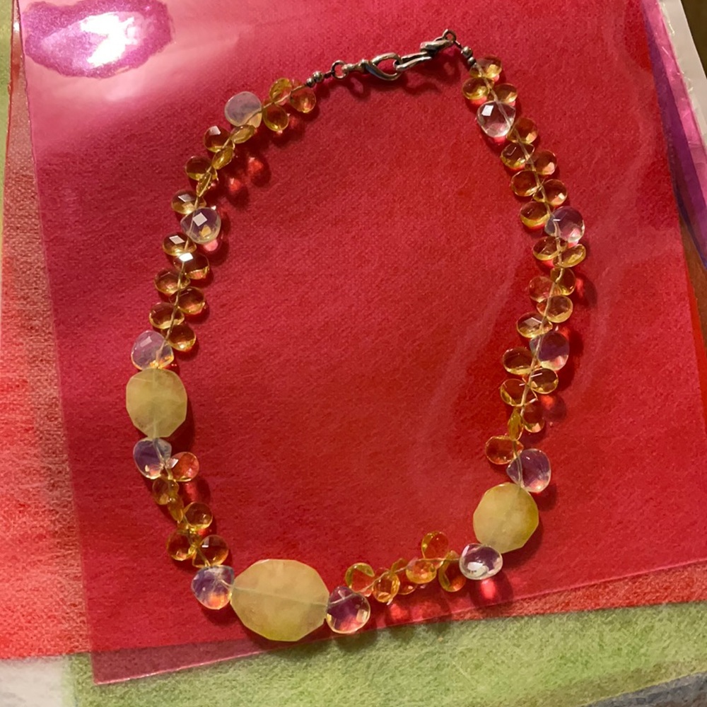 925 clasp beaded necklace